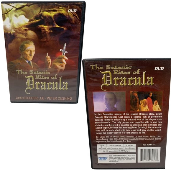 SATANIC RITES OF DRACULA DVD New/Sealed - Picture 1 of 2
